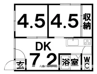 及川マンション【1階】の間取り